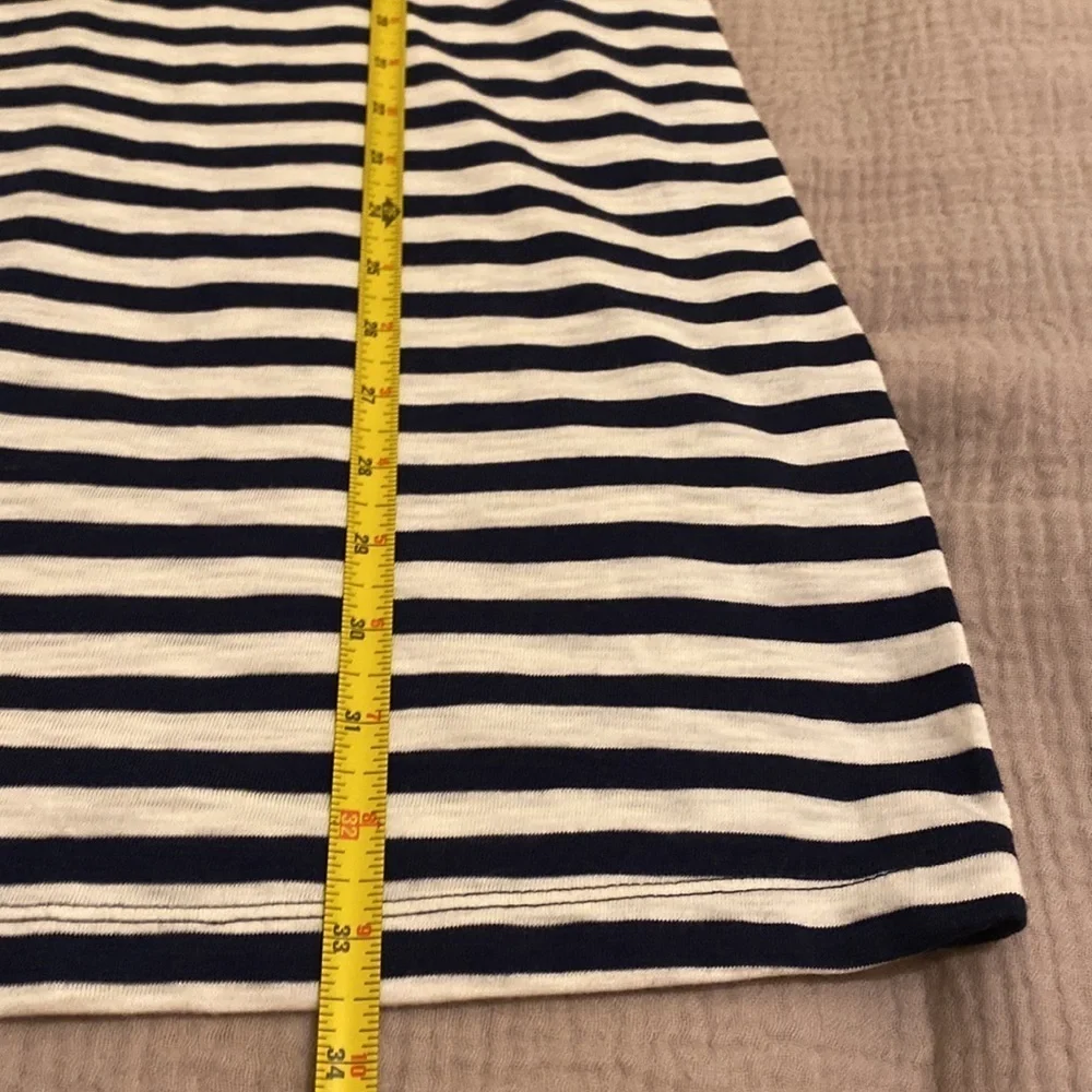 Old Navy T-shirt dress navy & white stripes. Size Xs. New. No tags . - Picture 8 of 9